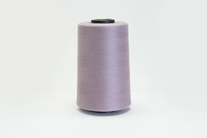 Нитки ПЕ №40/2 5000 м Barva, бузковий брудний, 6055