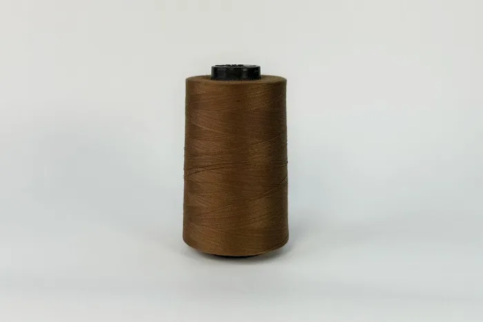 Нитки ПЕ №40/2 5000 м Barva, коричневий світлий, 7073