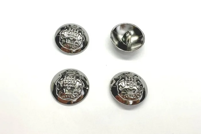 Гудзик металевий 23 мм Mertbutton, нікель чорний, SMB-435-36-b.nik