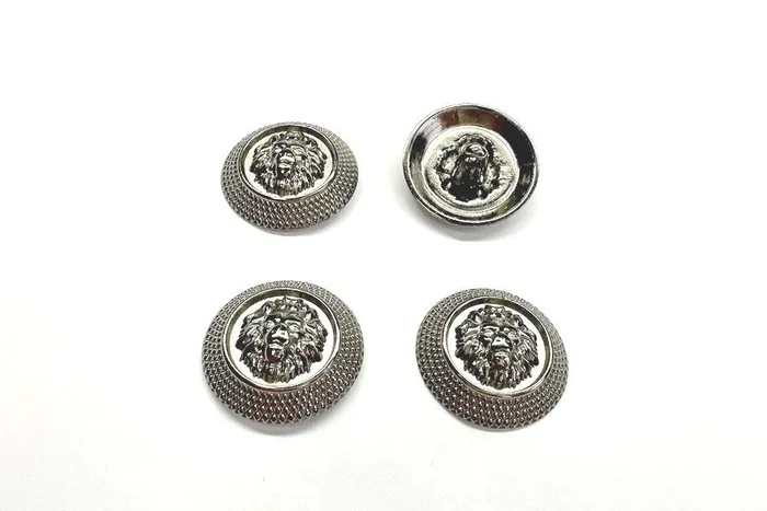Гудзик металевий 15 мм Mertbutton, нікель чорний, SMB-375-23-b.nik