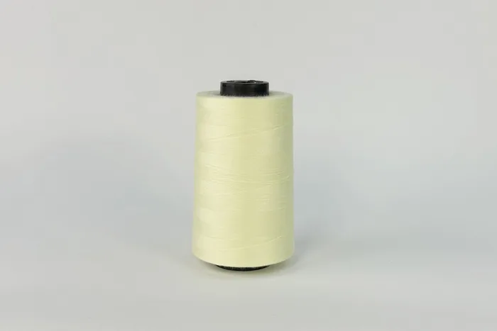 Нитки ПЕ №40/2 5000 м Barva, жовтий блідий, 3027
