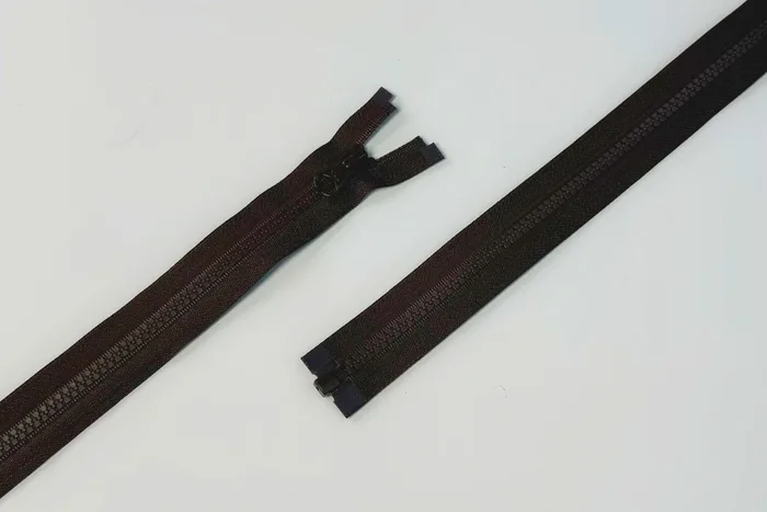 Блискавка YKK, T5 трактор, 1 замок, 60 см, шоколадний