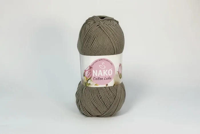 Пряжа Cotton Lux 100гр/330м NAKO, койот пісочний, 97547