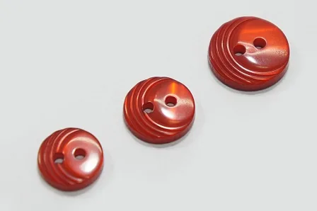 Гудзик 15 мм Mertbutton, червоний, 4013-23-0812