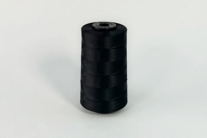 Нитка "Барва" текст.№150D/1F кручена, чорний натуральний, 0000