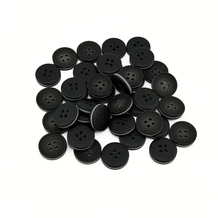 Гудзик 15 мм Mertbutton, сірий, 2665-24-2 mat