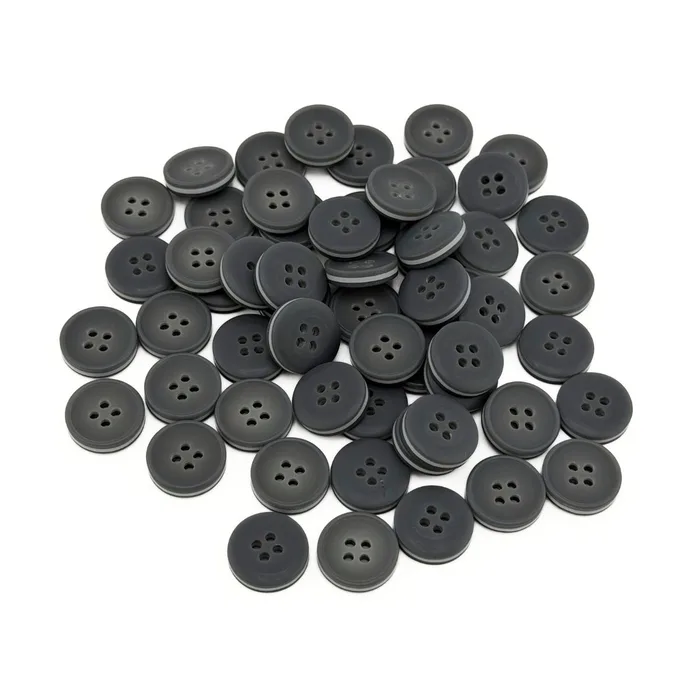Гудзик 25 мм Mertbutton, сірий, 2665-40-6 mat