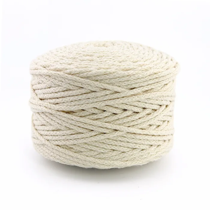 Пряжа "Macrame 3, 5", молочний, 119