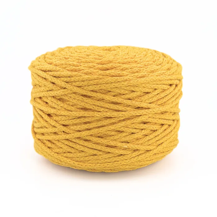 Пряжа "Macrame 3, 5", оранжевий жовтий, 1006