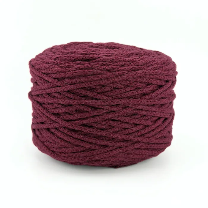 Пряжа "Macrame 3, 5", бордовий, 231