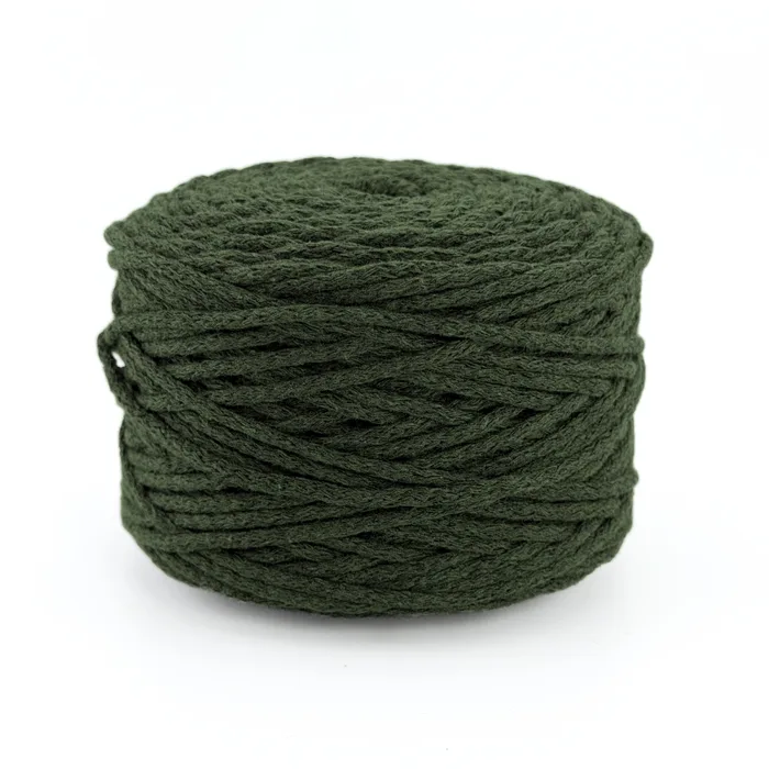 Пряжа "Macrame 3, 5", зелений темний, 1164