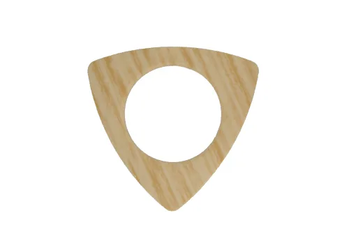 Люверс пластиковий 35 мм Трикутник Wood, дерево світле