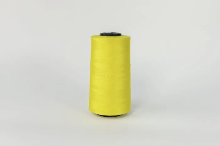 Нитки ПЕ №40/2 5000 м Barva, жовтий яскравий, 3030