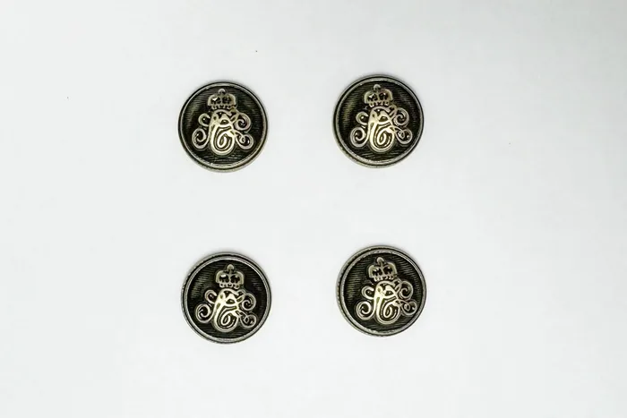 Гудзик 15 мм Mertbutton, стара латунь, 257e-24-bronz