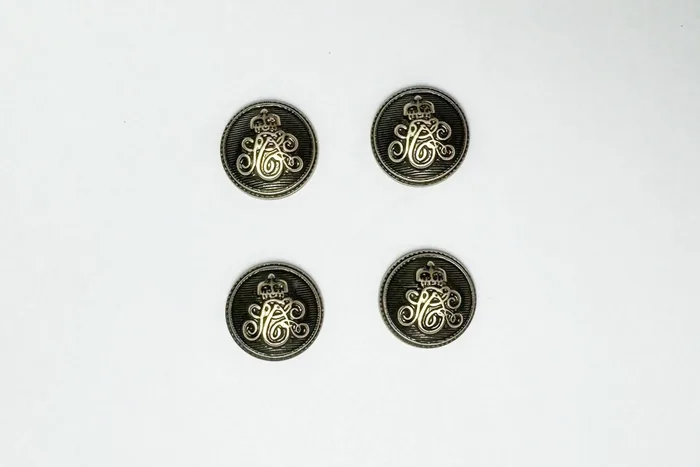 Гудзик 20 мм Mertbutton, стара латунь, 257e-32-bronz