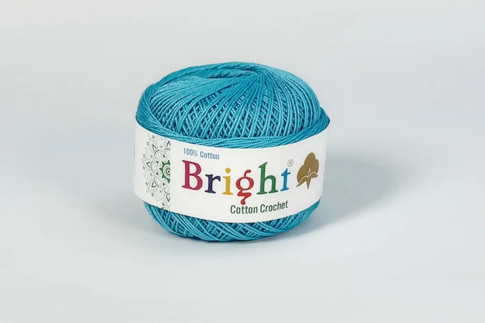 Нитки Ірис 50гр/230м Bright, бірюзовий світлий, S513