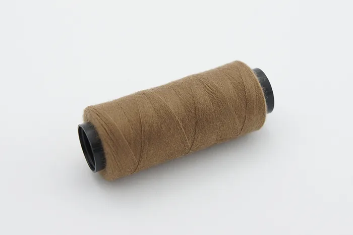 Нитки ПЕ №40/2 250 м Barva, коричневий світлий, 7039