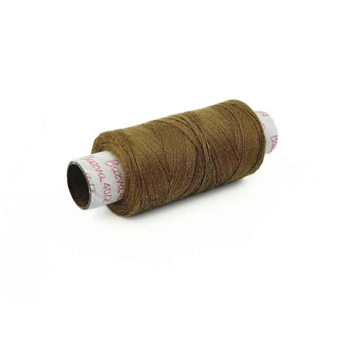 Нитки ПЕ №40/2 250 м Barva, койот натуральний, 7041