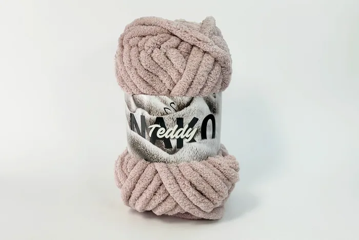 Пряжа Teddy 200гр/22м NAKO, фрезовий світлий, 13953