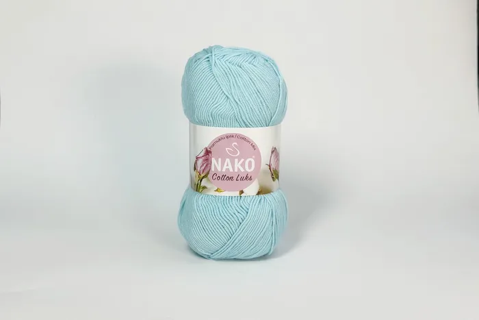 Пряжа Cotton Lux 100гр/330м NAKO, бірюзовий світлий, 97564