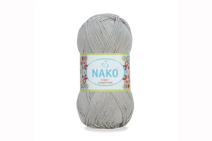 Пряжа Solare amigurumi 100гр/270м NAKO, пудровий рожевий, 11630