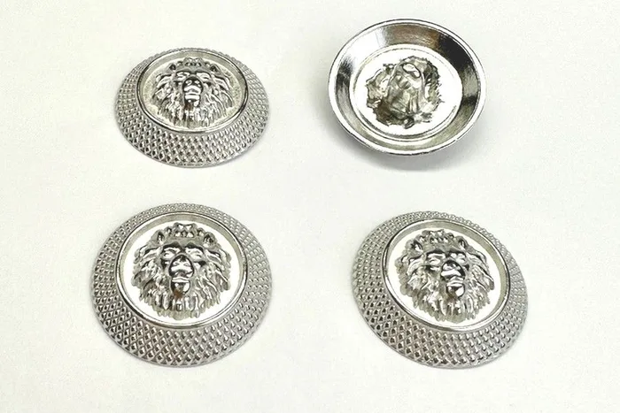 Гудзик металевий 15 мм Mertbutton, нікель, SMB-375-23-nik