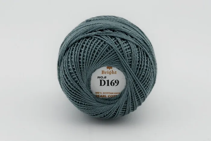 Нитки Ірис 10гр/80м Bright, полиновий світлий, D169