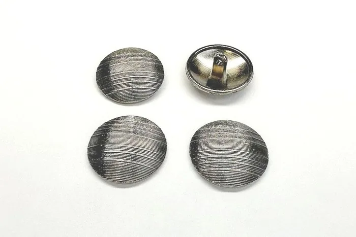 Гудзик металевий 23 мм Mertbutton, нікель чорний, SMB-6370-36-b.nik
