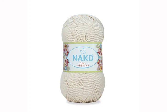 Пряжа Solare amigurumi 100гр/270м NAKO, рожевий молочний, 10889