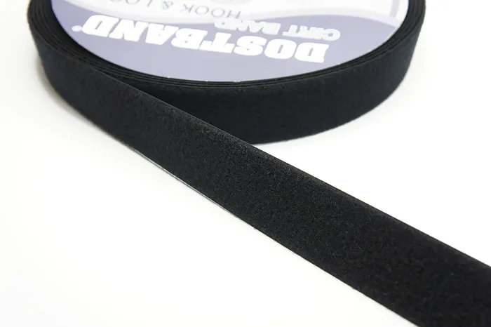 Стрічка петельна вогнетривка Dostband 50 мм, чорний, 100%ПА