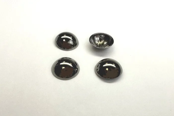 Гудзик металевий 23 мм Mertbutton, нікель чорний, SMB-395-36-b.nik