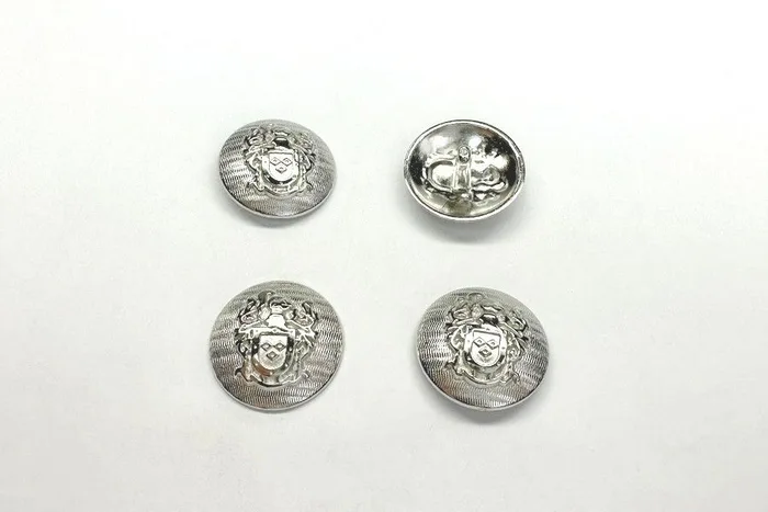 Гудзик металевий 15 мм Mertbutton, нікель, SMB-372-23-nik