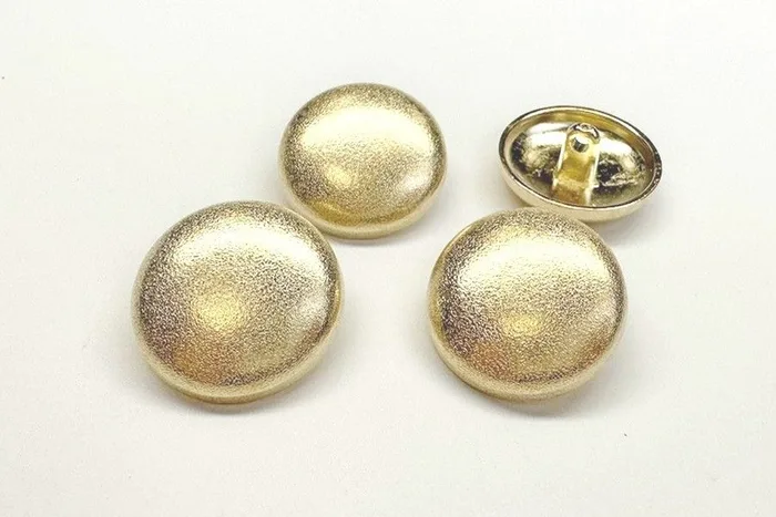 Гудзик металевий 23 мм Mertbutton, золото, SMB-6365-36-gold