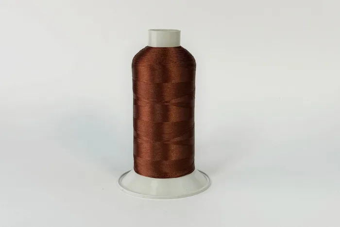 Нитки Barva ПЕ вишивальні №120D/2 6150 м, коричневий натуральний, 7018