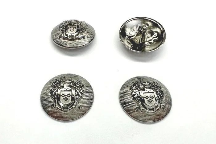Гудзик металевий 15 мм Mertbutton, нікель чорний, SMB-372-23-b.nik