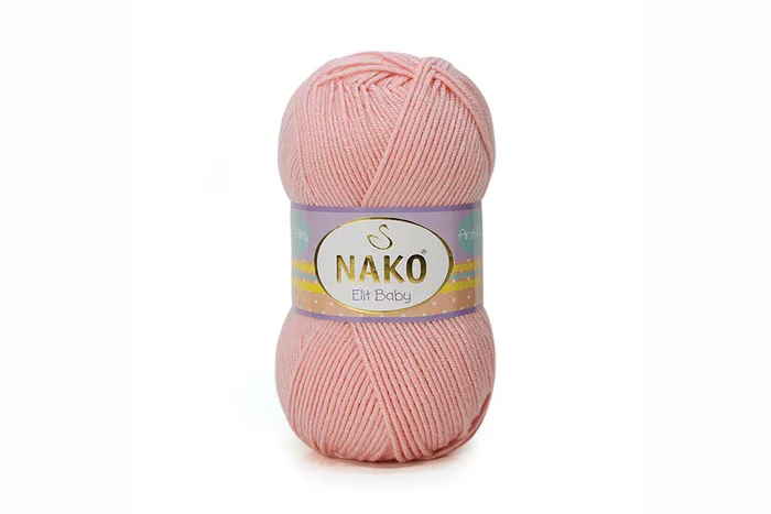 Пряжа Elit Baby 100гр/250м NAKO, персиковий рожевий, 6165