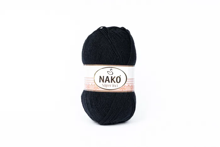 Пряжа Super inci 100гр/260м NAKO, синій темний, 3088