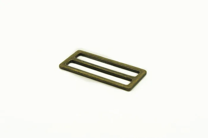 Пряжка-регулятор 40 мм Castiglioni, стара латунь, 39/40-bronz