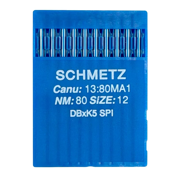 Голки DBxK5 №80 (колба тонка, загострене вістря), SCHMETZ