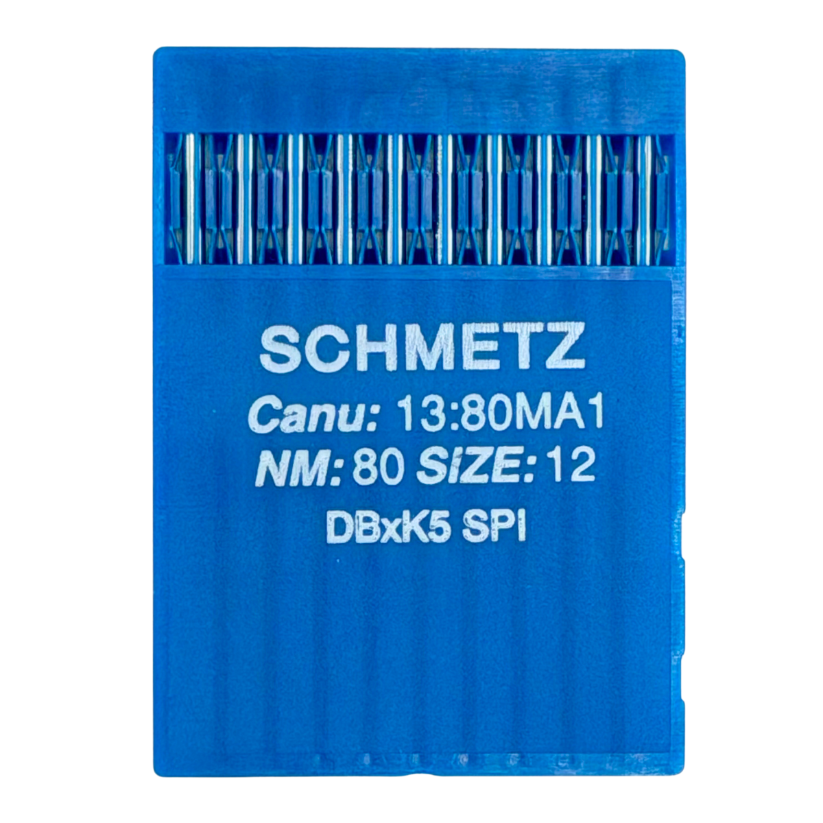 Голки DBxK5 №80 (колба тонка, загострене вістря), SCHMETZ